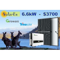 6.6kW Solar Package | Trina panels & Growatt Inverter